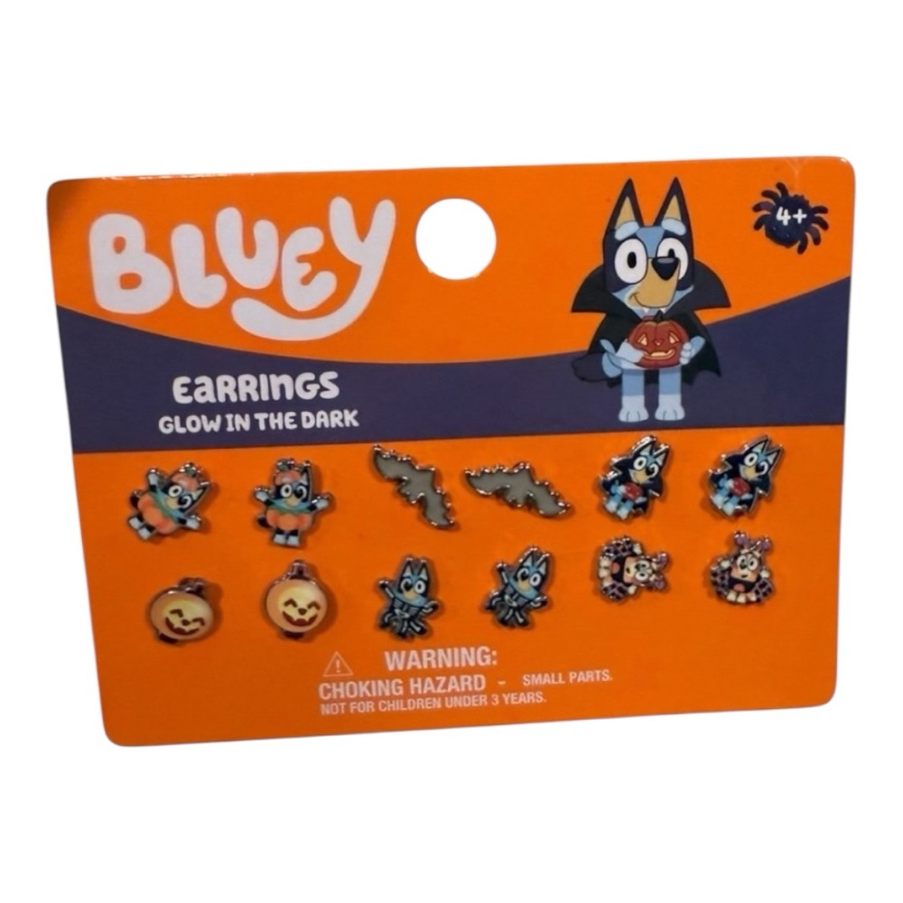 Halloween Bluey™ & Character Earrings Multipack 6 Sets 🎃